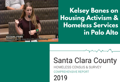 Kelsey Banes on Housing Activism and Homeless Services in Palo Alto