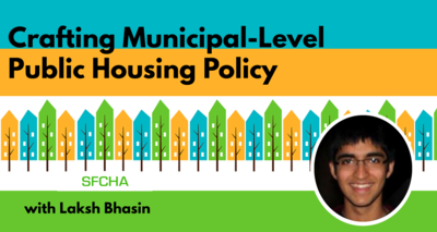Crafting Municipal-Level Public Housing Policy, with Laksh Bhasin
